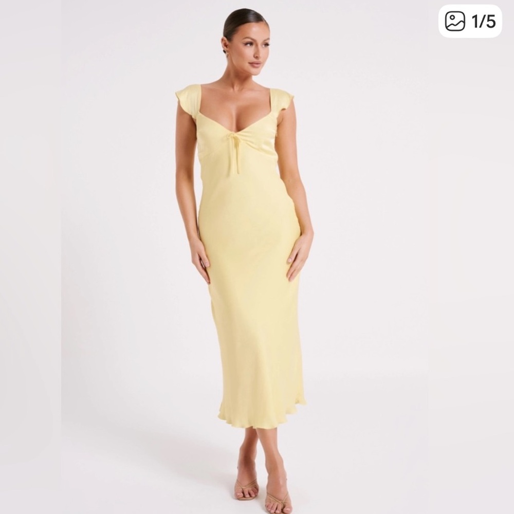 Meshki Yellow Maxi Dress